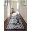Image 1 : Eden Runner Rug 2'6" x 7' Navy Patterned