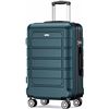 Image 1 : SHOWKOO Expandable PC+ABS 28in Suitcase ArmyGreen