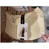 Image 2 : Banana Republic Raffia Tote Bag Fully Lined