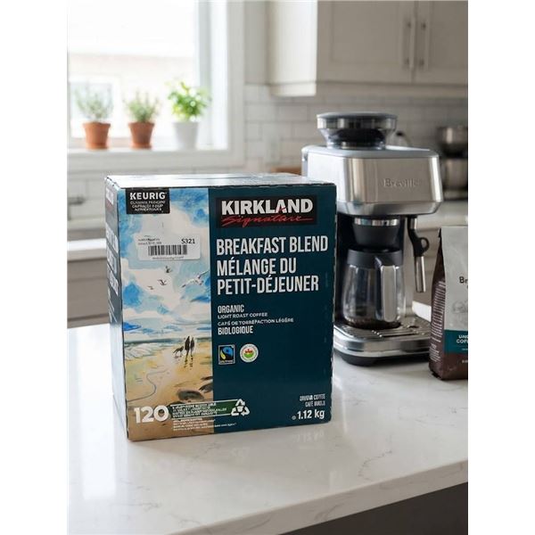 Kirkland Organic Breakfast Blend Coffee 120ct