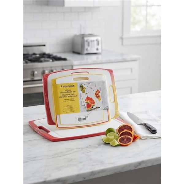 Henckels 3-Piece Cutting Board Set Dishwasher Safe