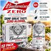 Image 1 : Budweiser Zero 12 x 355 mL Cans 0.0% ABV