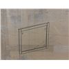 Image 5 : SERA Bathroom White Framed Mirror 46Ã—28.35 in