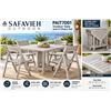 Image 1 : Safavieh PAIT7001 Outdoor Table And 4 Chairs Set