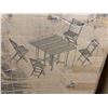 Image 3 : Safavieh PAIT7001 Outdoor Table And 4 Chairs Set