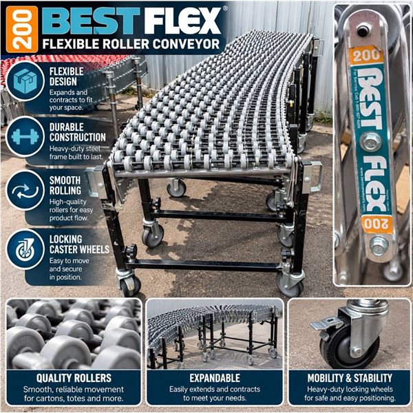 BestFlex 200 Flexible Skate Wheel Conveyor