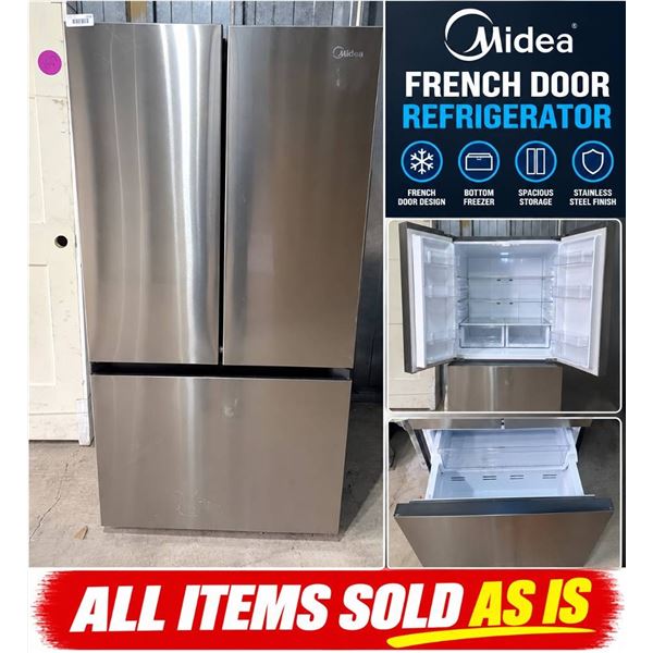 Midea MRF23TAST French Door Refrigerator 23 Cu Ft