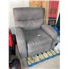 Image 2 : Grey Fabric Reclining Armchair