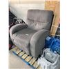 Image 3 : Grey Fabric Reclining Armchair