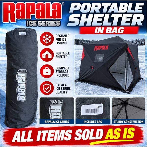 Rapala Ice Series Portable Shelter in Bag