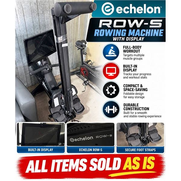 Echelon Row-S Rowing Machine With Display
