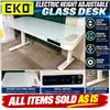 Image 1 : EKO Electric Height Adjustable Glass Desk