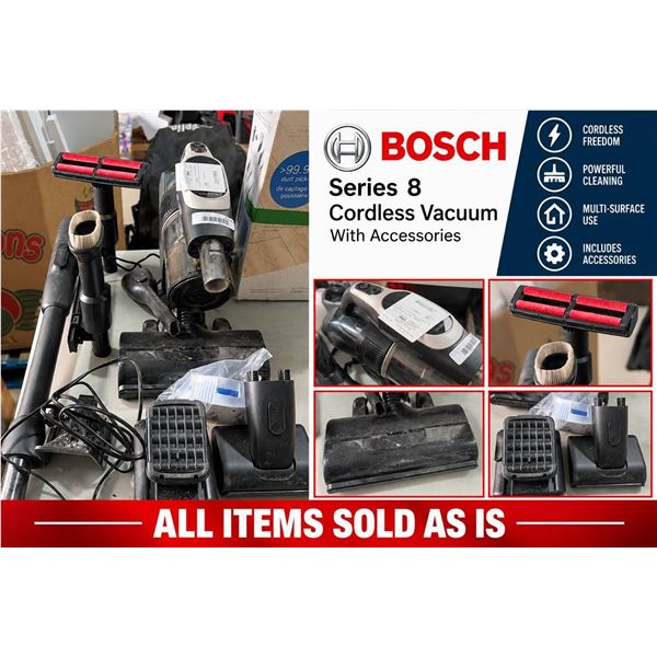 Bosch Serie 8 Cordless Vacuum With Accessories