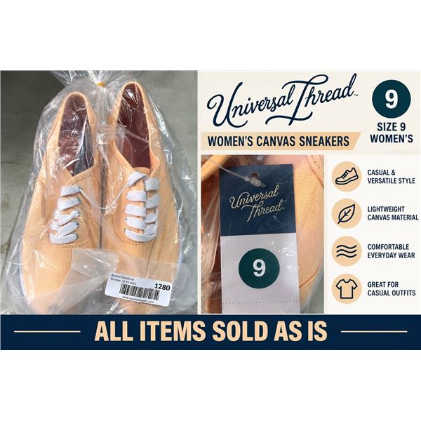 Universal Thread Peach Sneakers Size 9 New