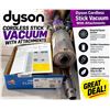 Image 1 : Dyson Cordless Stick Vacuum With Attachments