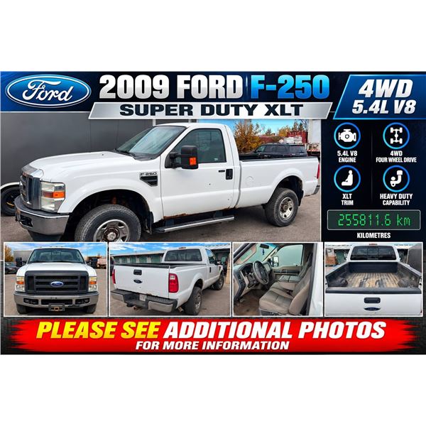 2009 Ford F-250 Super Duty XLT 4WD , 5.4L V8, VIN:1FTNF21549EA20391