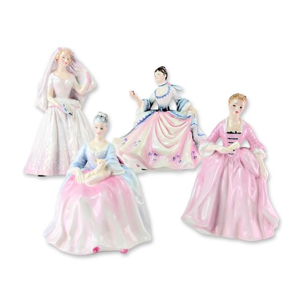 4pc Royal Doulton Bone China Figurines