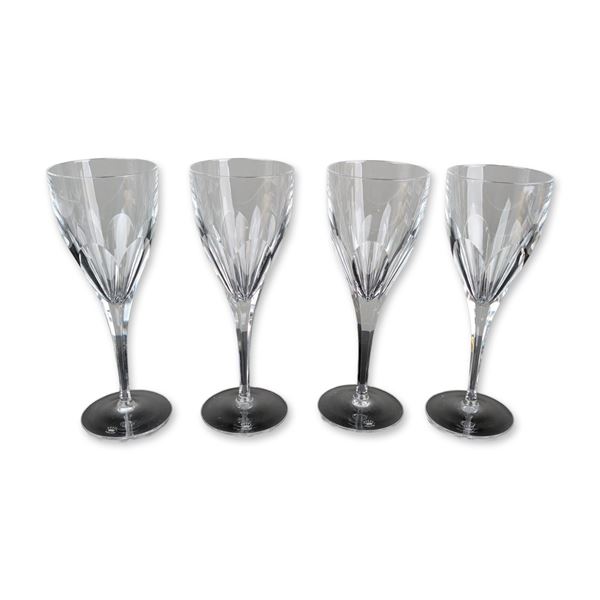 Royal Doulton Crystal Stemmed Wine Glasses Set of 4