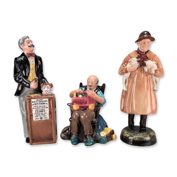 Group of 3 Royal Doulton Porcelain Figurines