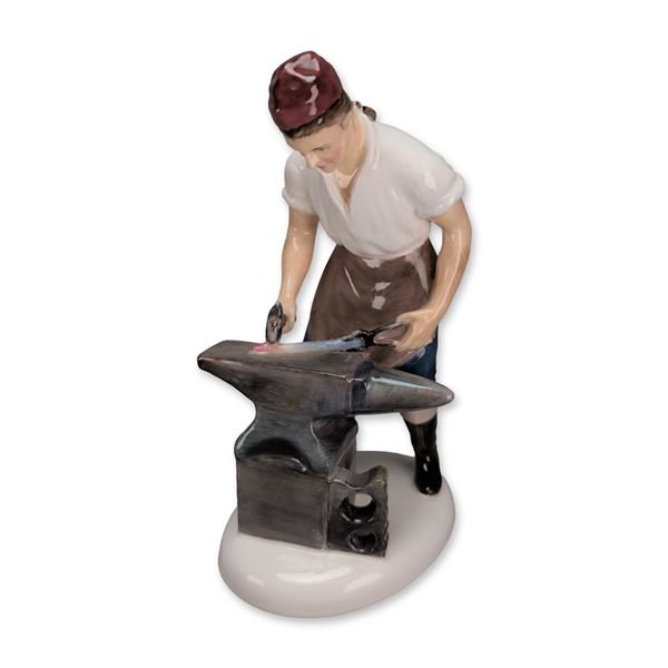 Royal Doulton The Blacksmith of Williamsburg Porcelain Figurine