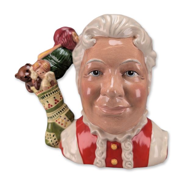 Royal Doulton Mrs. Claus Ceramic Character Jug