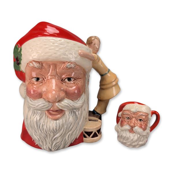 Royal Doulton Santa Claus Earthenware Character Jugs