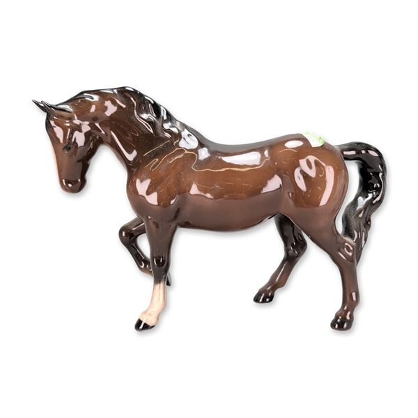 Beswick Rearing Welsh Cob Brown Gloss Porcelain Figurine