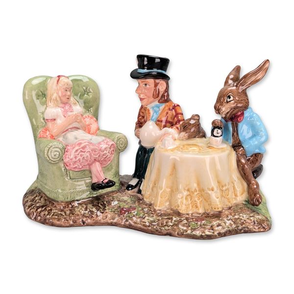 Beswick Ware Mad Hatters Tea Party Limited Edition Porcelain Figurine
