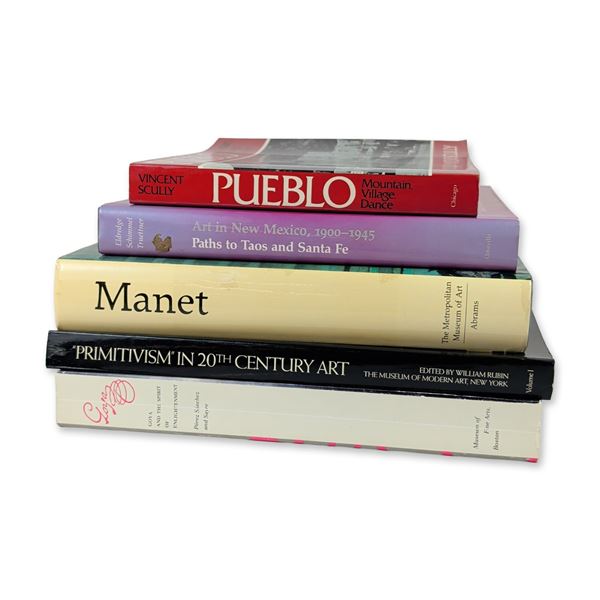 5pc Modern and Southwestern Art Reference Books