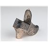 Image 2 : Continental 900 Silver Repousse Shoe Snuff Box