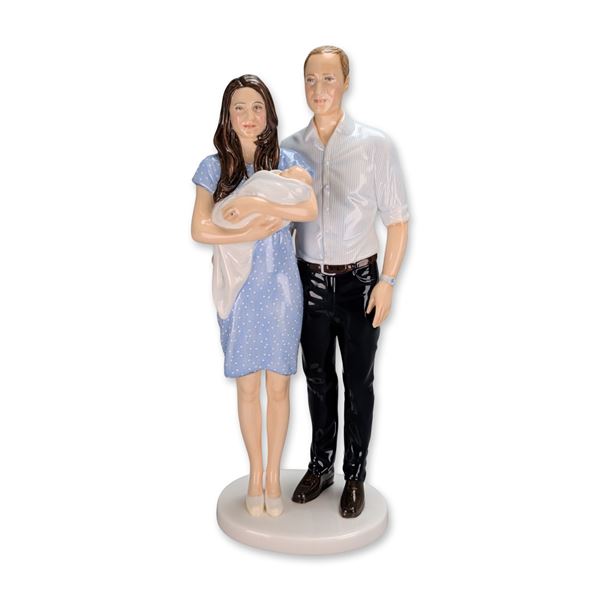 Royal Doulton Prince George A Royal Birth Bone China Figurine