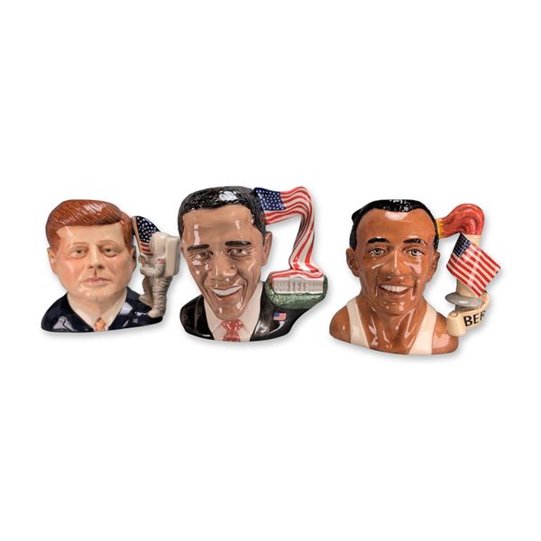 Group of Three Royal Doulton Historical Character Jugs