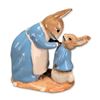 Image 1 : Beswick Ware Beatrix Potter Mrs. Rabbit and Peter Limited Edition Porcelain Figurine