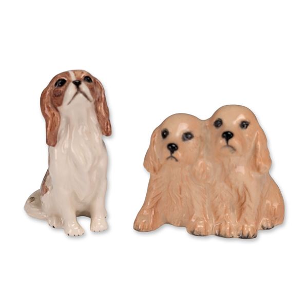 Pair of Beswick Porcelain Cocker Spaniel Figurines