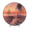 Image 1 : Noritake Nippon Hand Painted Sunset Landscape Porcelain Plate