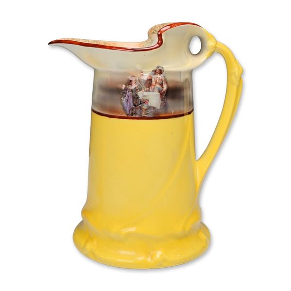 Royal Bayreuth Porcelain Cavalier Scene Pitcher