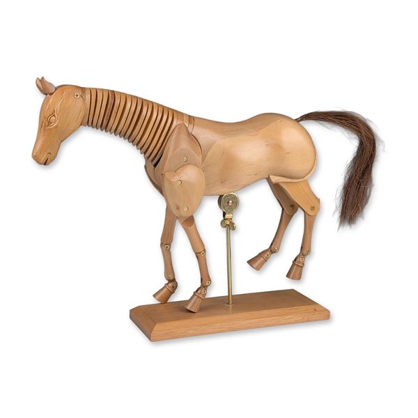 Articulated Wooden Horse Artist Mannequin Figurine