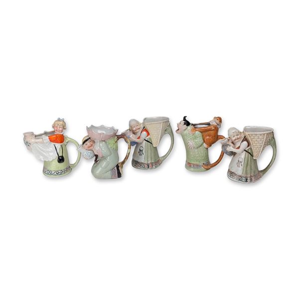 Schafer and Vater German Porcelain Novelty Figurine Group