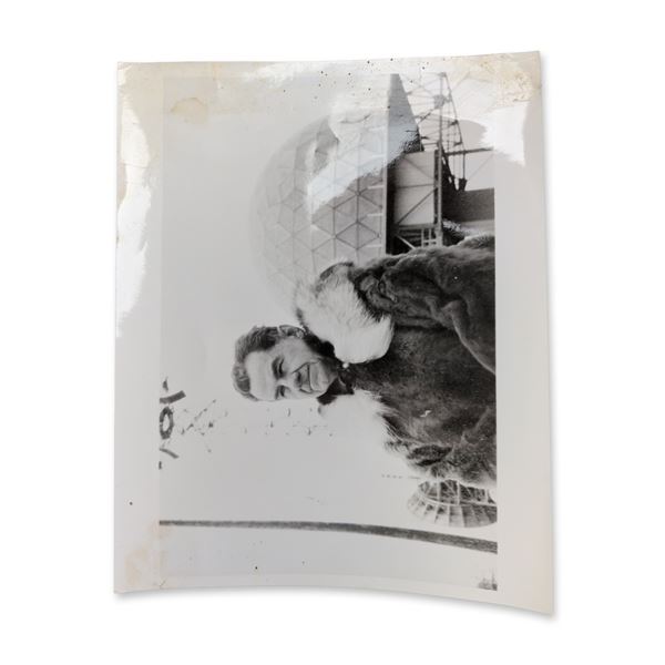 Lowell Thomas Distant Early Warning Line CBS Television Press Photograph