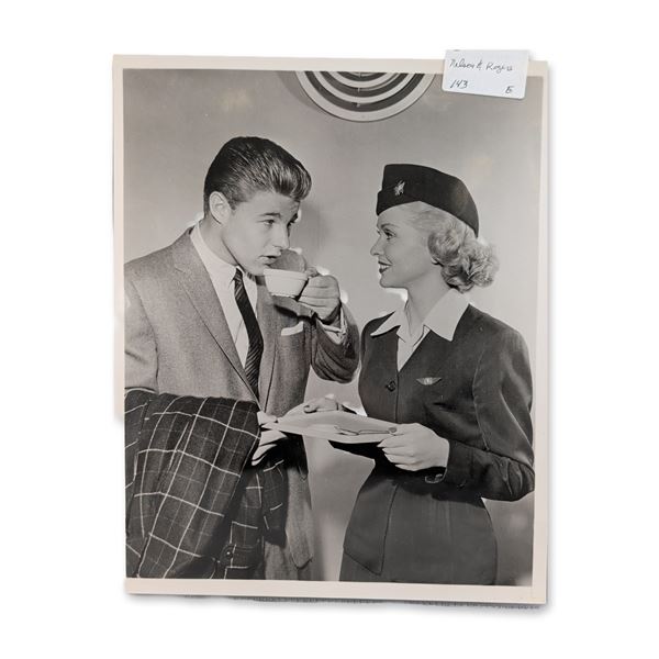 Adventures of Ozzie and Harriet, David Nelson & Cecile Rogers Silver Gelatin Press Photograph