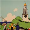 Image 3 : Tony Sarg, Color Silkscreen on Paper, Nantucket Widow's Walk