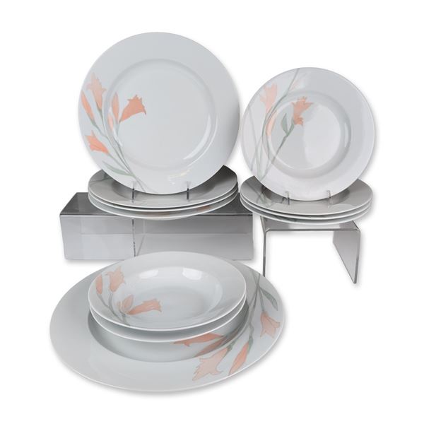 11pc Dansk Porcelain Dinnerware, Sommer