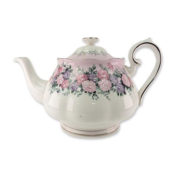 Royal Albert Rose Garland Bone China Teapot
