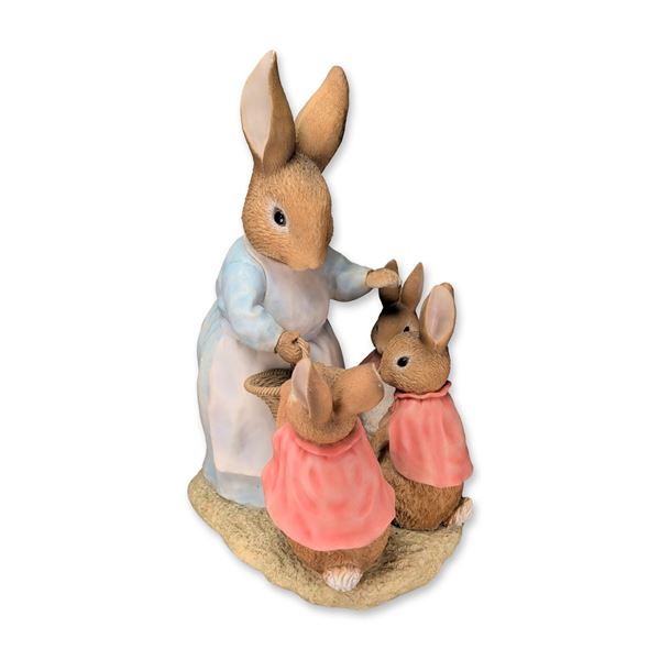 United Design Corp Mrs. Rabbit and Girls Figurine