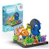 Image 1 : 886pcs Disney's Finding Nemo (Nemo + Dory) Lego-Style Toy Building Block Set - No.7002 - New Sealed!