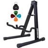 Image 1 : Universal Guitar Stand with 4 Guitar Picks - Foldable Design/Easy to Setup - Brand New!