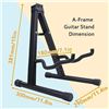 Image 2 : Universal Guitar Stand with 4 Guitar Picks - Foldable Design/Easy to Setup - Brand New!