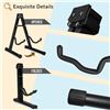 Image 4 : Universal Guitar Stand with 4 Guitar Picks - Foldable Design/Easy to Setup - Brand New!