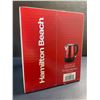 Image 3 : Hamilton Beach 1500W Stainless Steel Electric Kettle (1.0 Litre) Red w/ Auto Shutoff - New Sealed!