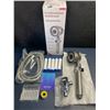 Image 8 : Handheld High-Pressure Adjustable Shower Head; 3 Spray Modes with Hose & 5 Filters - NEW